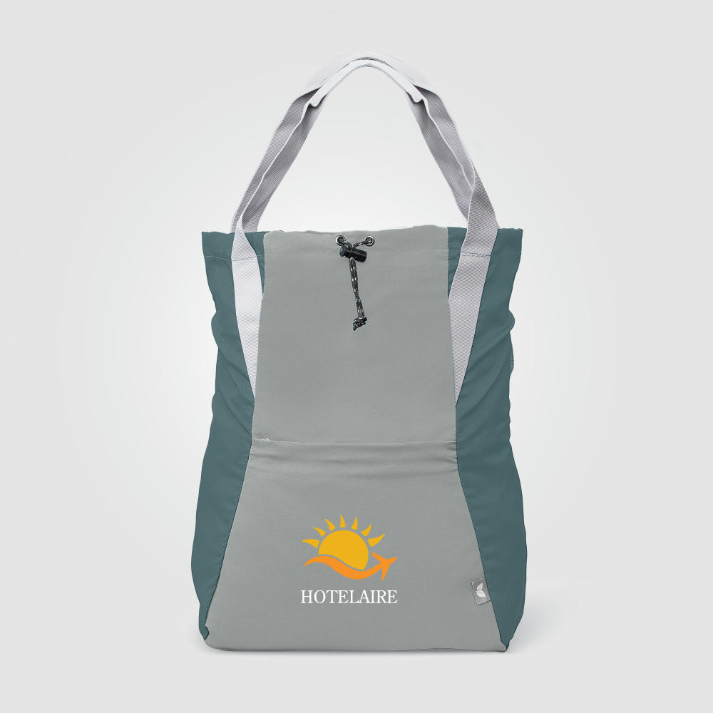 Tilden 2-in-1-Rucksack und Tragetasche aus recyceltem Material - 16 L Werbeartikel