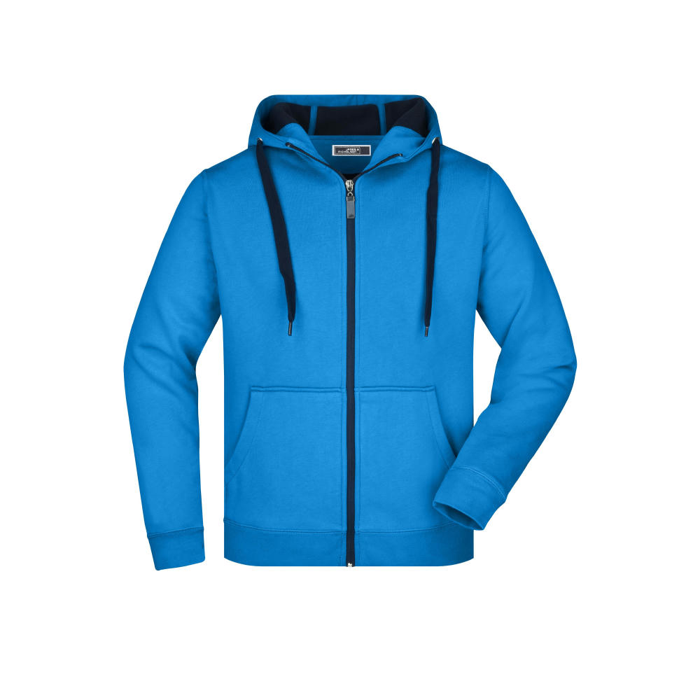 Men's Doubleface Jacket - Sportive Jacke mit Kapuze Werbeartikel