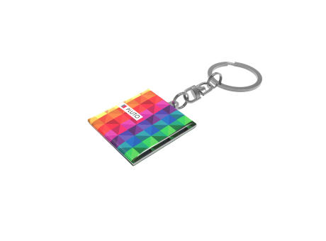 Key Ring Pluto Square bedrucken