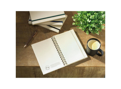 Sugarcane Bagasse Spiral Notebook A5 Notizbuch bedrucken