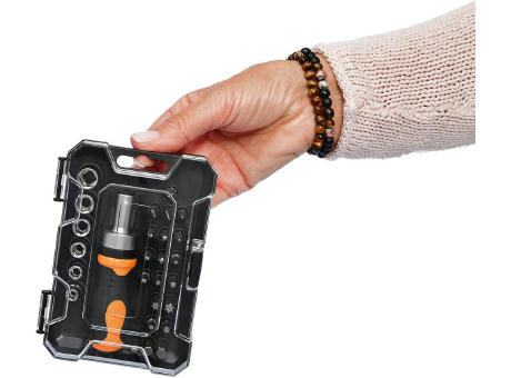 Bit-Set "Forte Pocket Driver 27 HC orange" Werbeartikel
