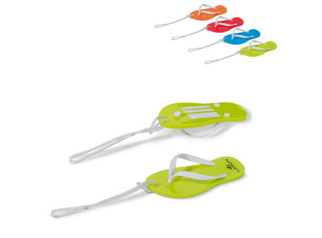 Product image Kofferanhänger Slipper bedrucken