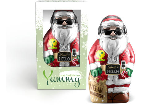 Product image Lindt HELLO Santa Vegan bedrucken
