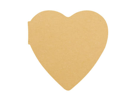 Individuelle Haftnotizen CreaStick Heart Eco Werbeartikel