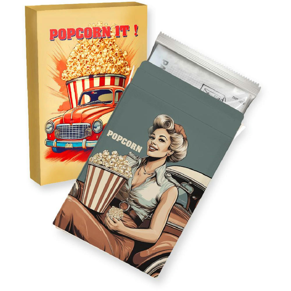 Product image Mikrowellen Popcorn süß, ca. 100g, Faltschachtel Werbeartikel
