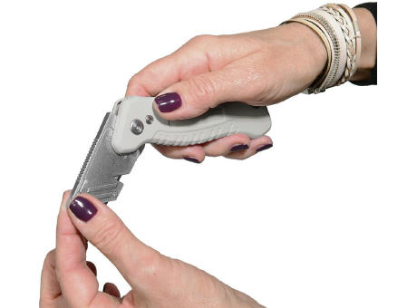 Trapezklingen-Klappmesser "Solid Screw Cut" Werbeartikel