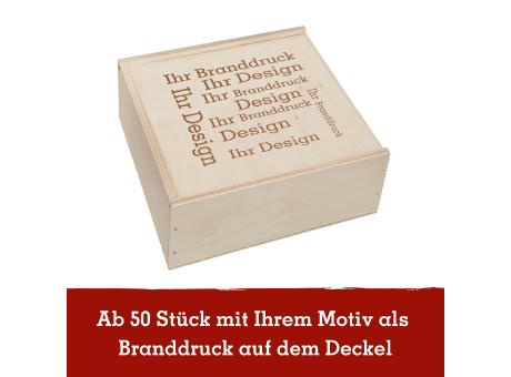 Gourmetkästchen Weihnachtsedition bedrucken