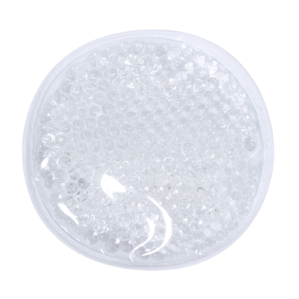 Product image Rundes transparentes Wärme-Kälte-Pflaster Franium mit Gelperlen – Kühlkissen als Werbeartikel