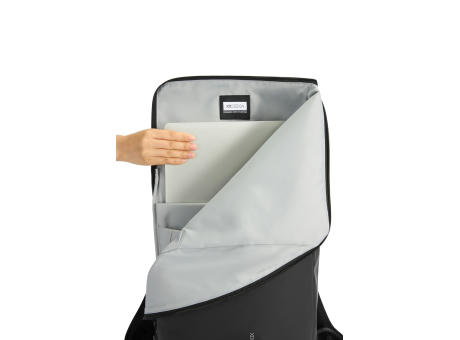 Urban wasserabweisender Flap-Top Rucksack bedrucken