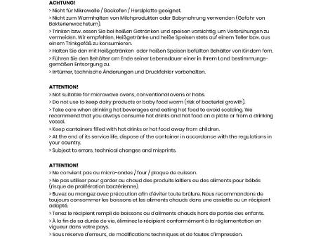 GOURMET Vakuum- Foodcontainer Werbeartikel