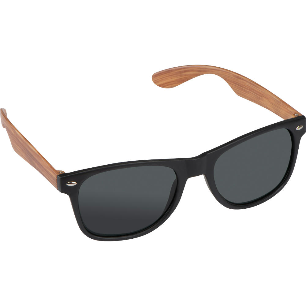 Product image Sonnenbrille mit Bügeln in Bambusoptik Werbeartikel