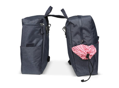 Product image Picknick-Doppel-Fahrradtasche aus R-PET-Material bedrucken