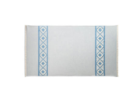 MALEK. Multifunktions- und Badetuch (350g/m²) aus Baumwolle (85%) sowie recycelter Baumwolle (15%), leicht und widerstandsfähig bedrucken