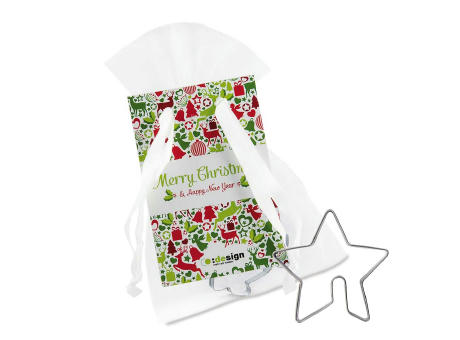 Product image Tassenbackförmchen im Organzabeutel - Tassen-Stern Werbeartikel