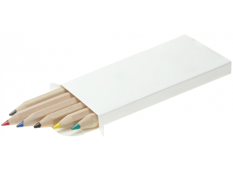 Buntstifte, Buntstifte 6er Set, inkl. individueller Rundumdruck, bedrucken