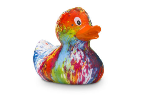 Werbeente Kathrin Kunterbunt, ca. 8 cm Werbeartikel