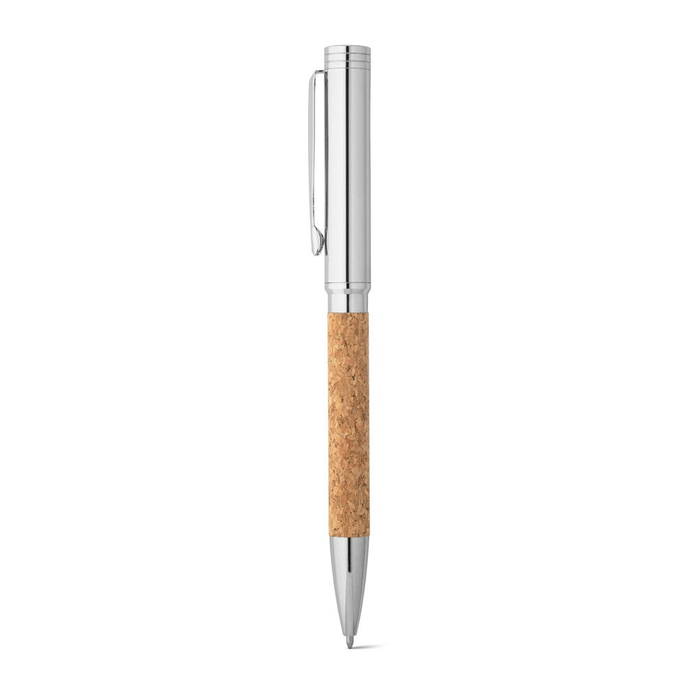 Product image CORKO. Kugelschreiber aus Kork und Metall mit Drehmechanik Werbeartikel