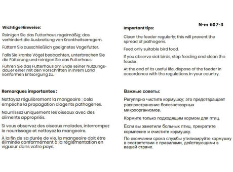 BIRDIE Vogel Futterhaus Made in Europe Werbeartikel