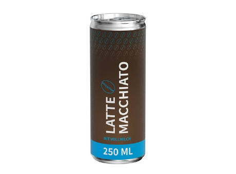 250 ml Latte Macchiato - Body Label Werbeartikel