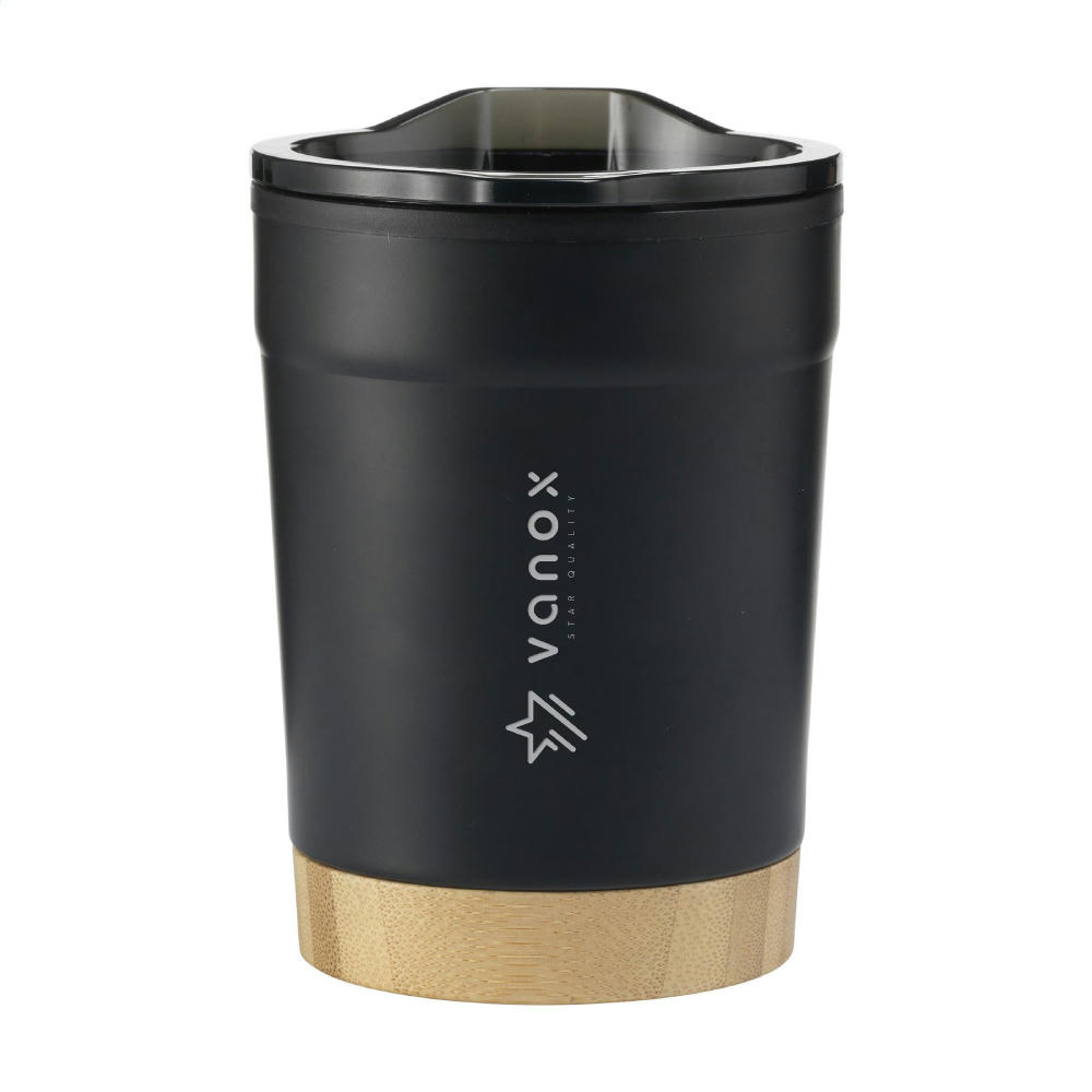 Product image Kobe Bamboo RCS Recycled Steel 350 ml Kaffeebecher Werbeartikel