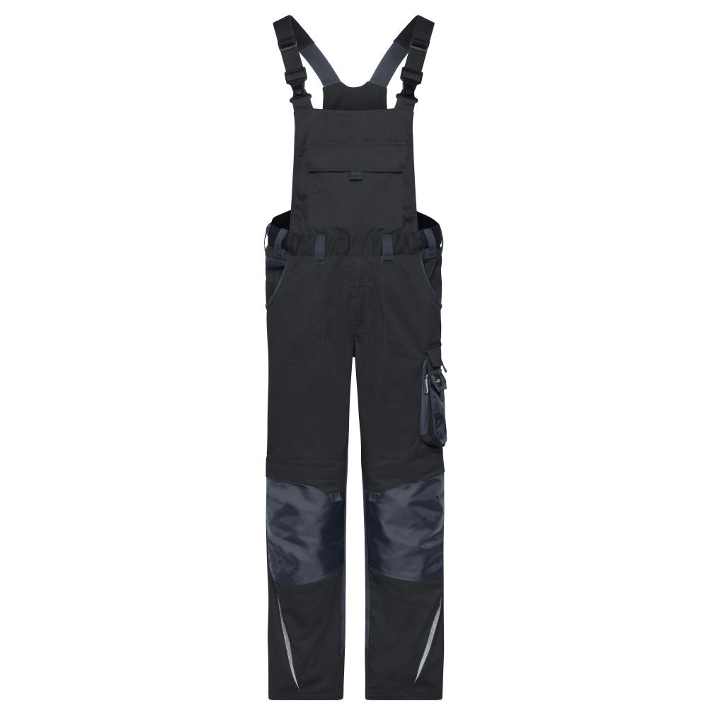 Product image Workwear Pants with Bib - STRONG - - Spezialisierte Latzhose mit funktionellen Details und flexibel einstellbarem, elastischen Bund Werbeartikel