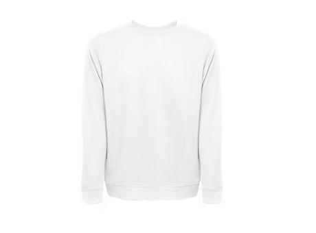Product image THC COLOMBO WH. Sweatshirt (unisex) aus italienischem Frottee ohne Krempel. Weiße Farbe Werbeartikel
