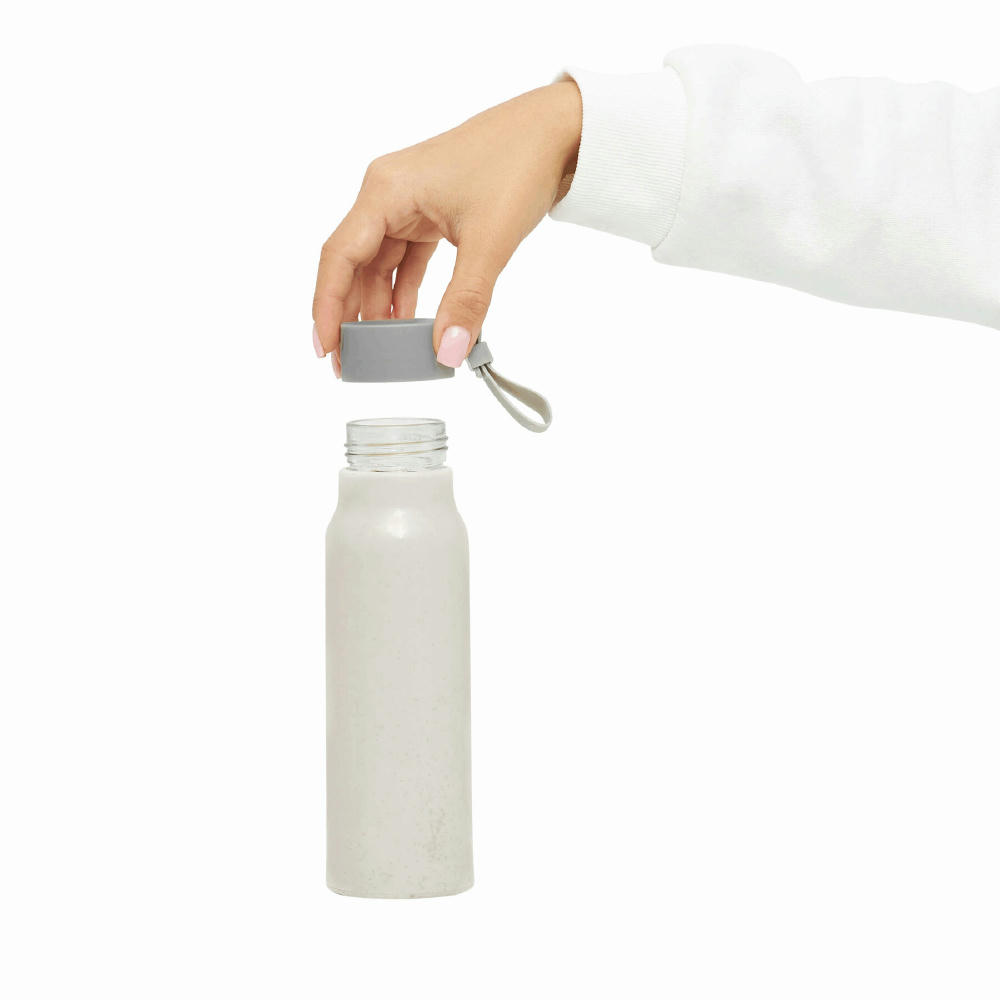 ECO DRINK - Glas-Trinkflaschemit Ummantelung Werbeartikel