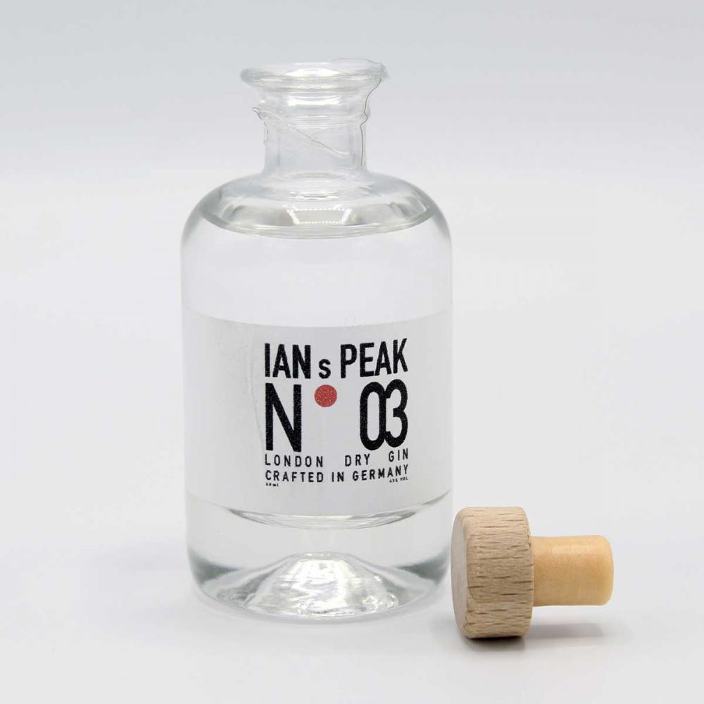 Premium London Dry Gin 50 ml | individuelles 4c-Label Werbeartikel