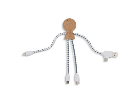 Xoopar Mr. Bio Cork Charging Cable bedrucken