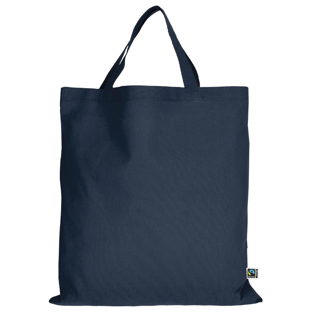 T15001-TEXXILLA Tasche aus Fairtrade-zertifizierter Baumwolle mit zwei kurzen Henkeln, ca. 140 g/m², ca. 38 x 42 cm Werbeartikel