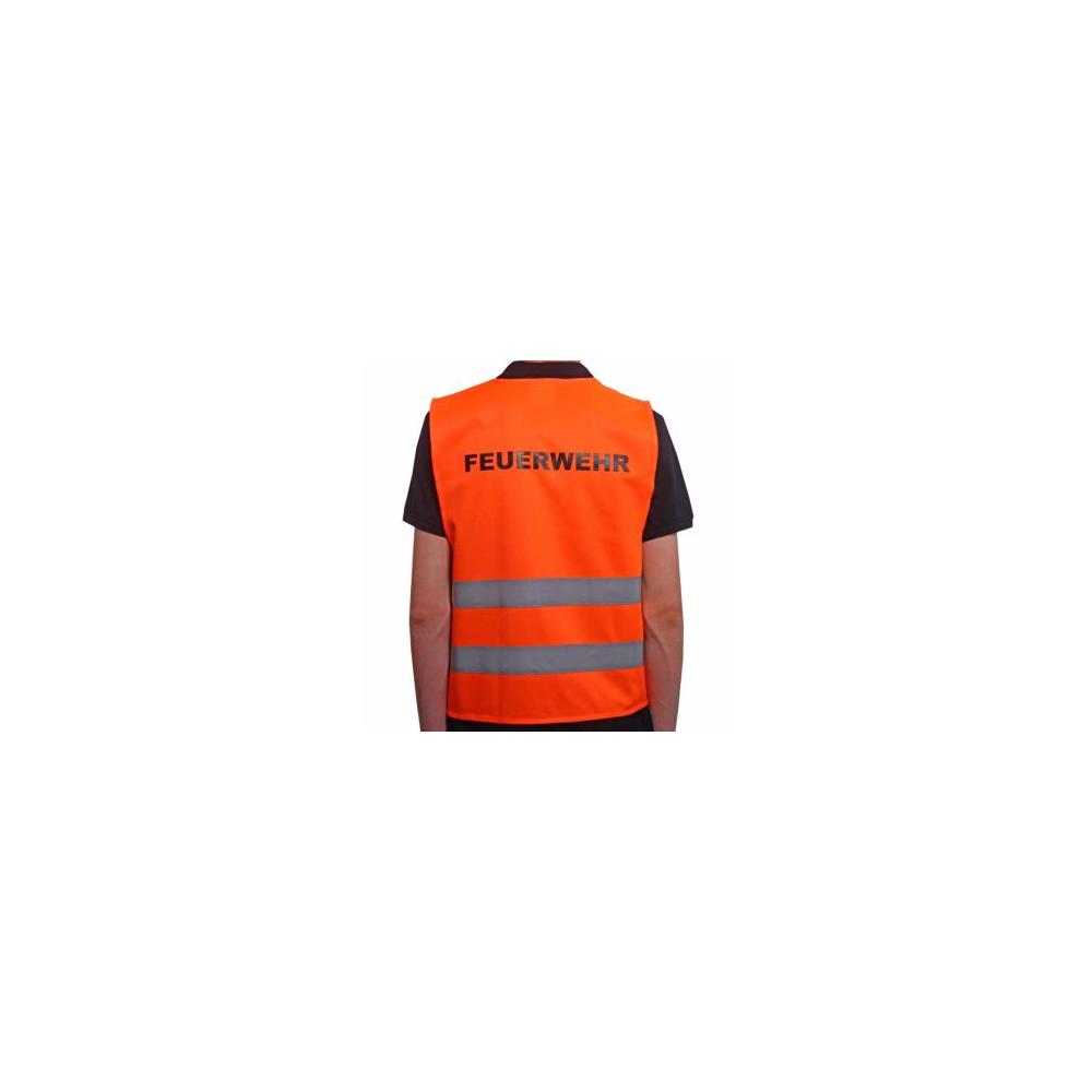 Qualitäts KFZ-Warnweste PREMIUM Feuerwehr Werbeartikel