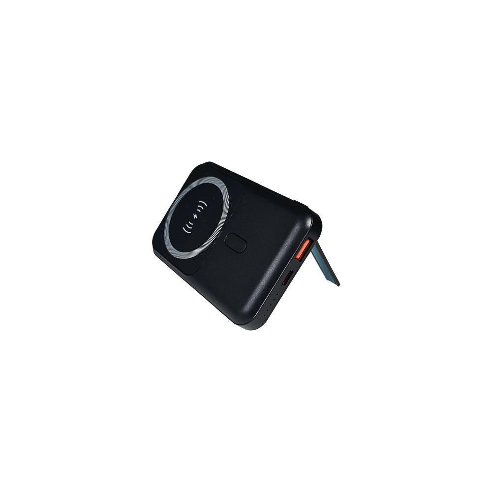 Magnetic Powerbank PB-68 QI Wireless Charging 10000 mAh Schwarz Werbeartikel