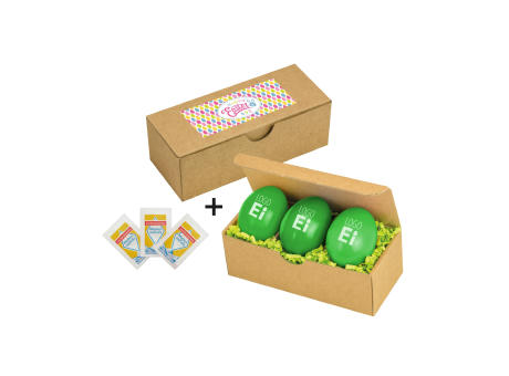 Product image LogoEi 3er Snack-Box - Blau Werbeartikel