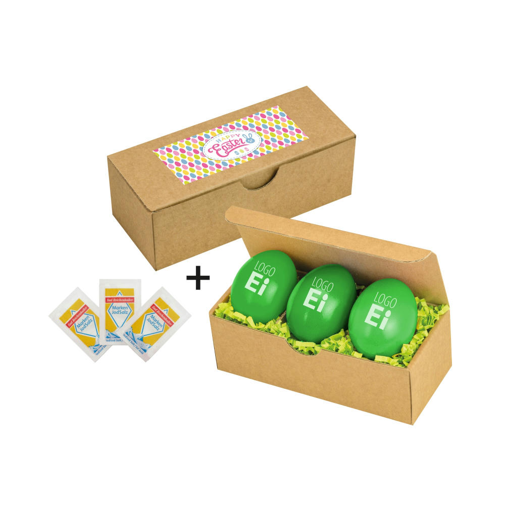 Product image LogoEi 3er Snack-Box - Blau Werbeartikel