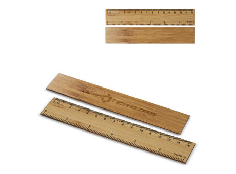 Bambus-Lineal 15cm bedrucken