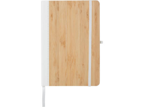 Notizbuch Dorita aus PU und Bambus Werbeartikel