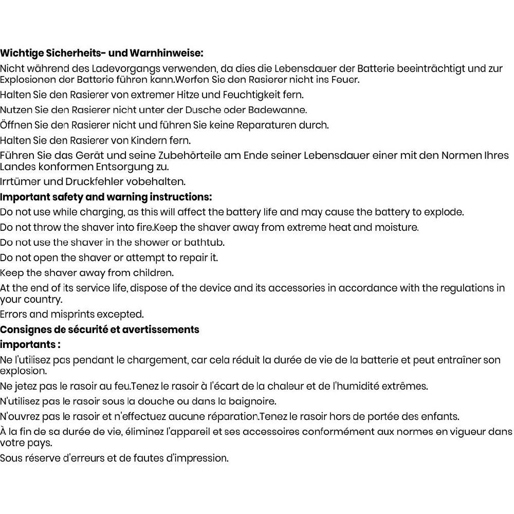 HARRY Akku- Reiserasierer Werbeartikel