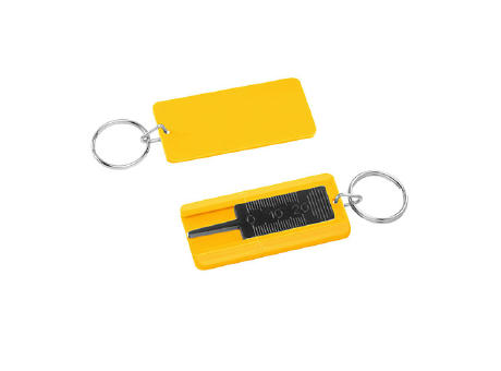 Prüfer schwarz, Gehäuse gelb