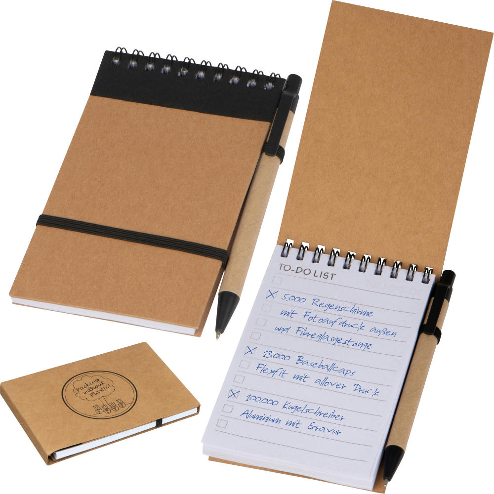 Product image Ringbuch mit Kugelschreiber und To do Liste Werbeartikel