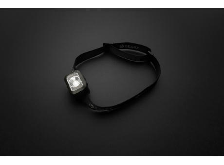 Gear X Hochleistungs-Kopflampe aus RCS rPlastik Werbeartikel