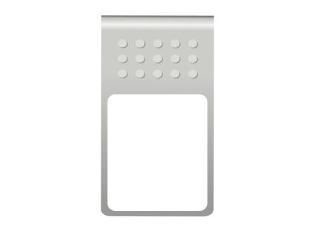 ROMINOX® Mehrweg-Büroklammer Straight Clip mit Noppen, idealer Mailingartikel für Dokumente, bis zu 18 Seiten Klemmkraft Werbeartikel