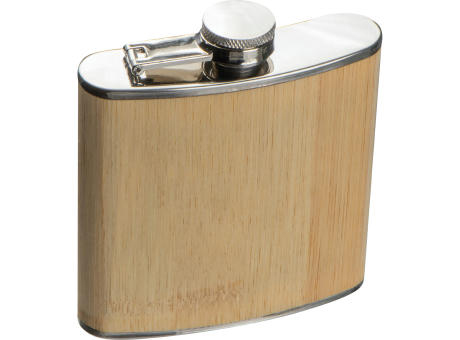 Product image Flachmann mit Bambusummantelung Werbeartikel