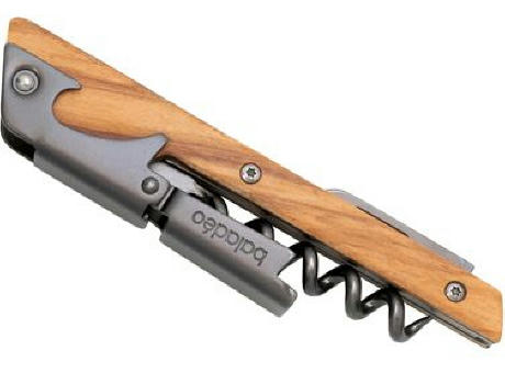 Kellnermesser 'Stavanger', Doppelhebel, Olivenholz Werbeartikel