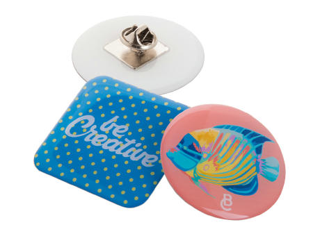 Metall Pin / Anstecker EpoBadge Maxi bedrucken