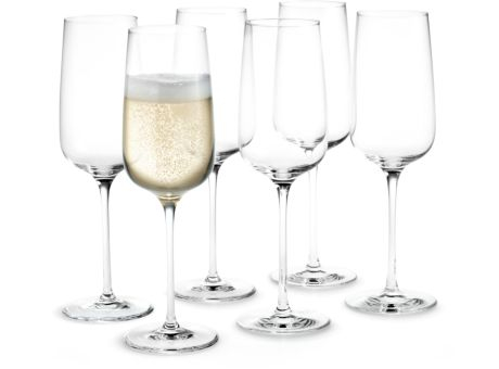 Holmegaard Bouquet Champagnerglas 6er Set 29cl bedrucken