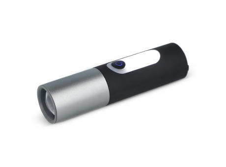 Product image Wiederaufladbare 10-W-LED-Taschenlampe mit Zoomfunktion, 300 lm Werbeartikel