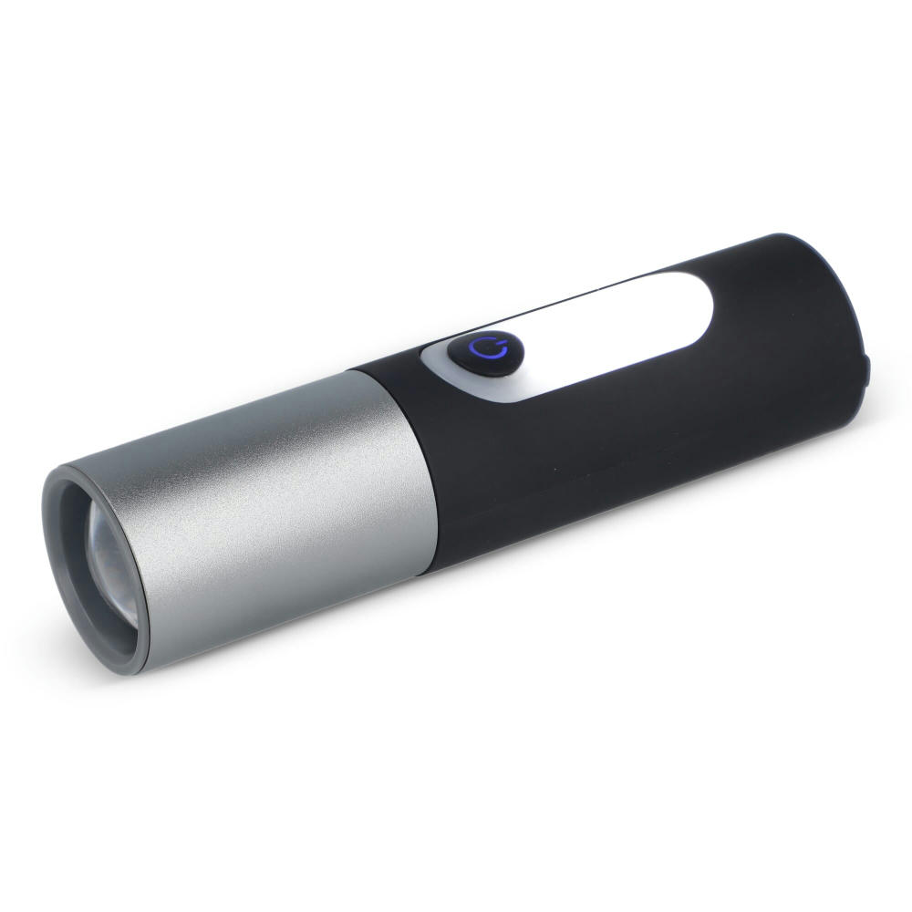 Product image Wiederaufladbare 10-W-LED-Taschenlampe mit Zoomfunktion, 300 lm Werbeartikel