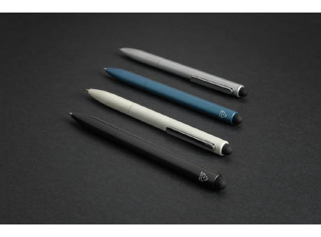 Kymi Stift mit Stylus aus RCS recyceltem Aluminum Werbeartikel