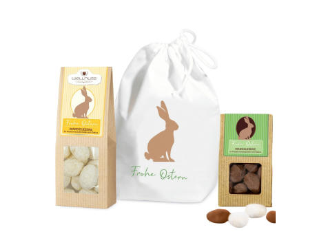 Product image 1 Faltschachteln und 1 Mini Faltschachtel im Baumwollsäckchen Werbeartikel