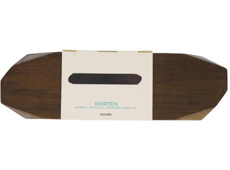 Magnetischer Messerhalter aus Akazie 'Horten' (S) Werbeartikel